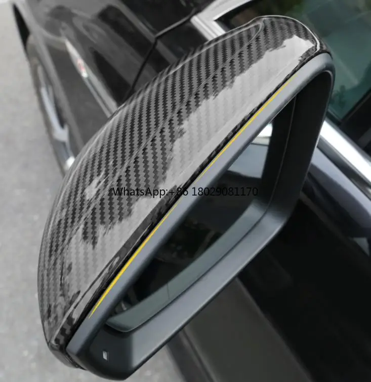 Carbon Fiber Mirror Cap For Volkswagen Touareg 2019 Carbon fiber Rearview Mirror Cover Sticky Exterior Accessories Factory Price