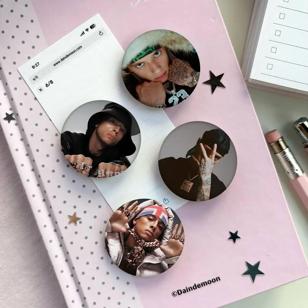 Hip Hop Rapper Central Cee Round Badges Can Be Used To Decorate Clothes And Backpack Pins