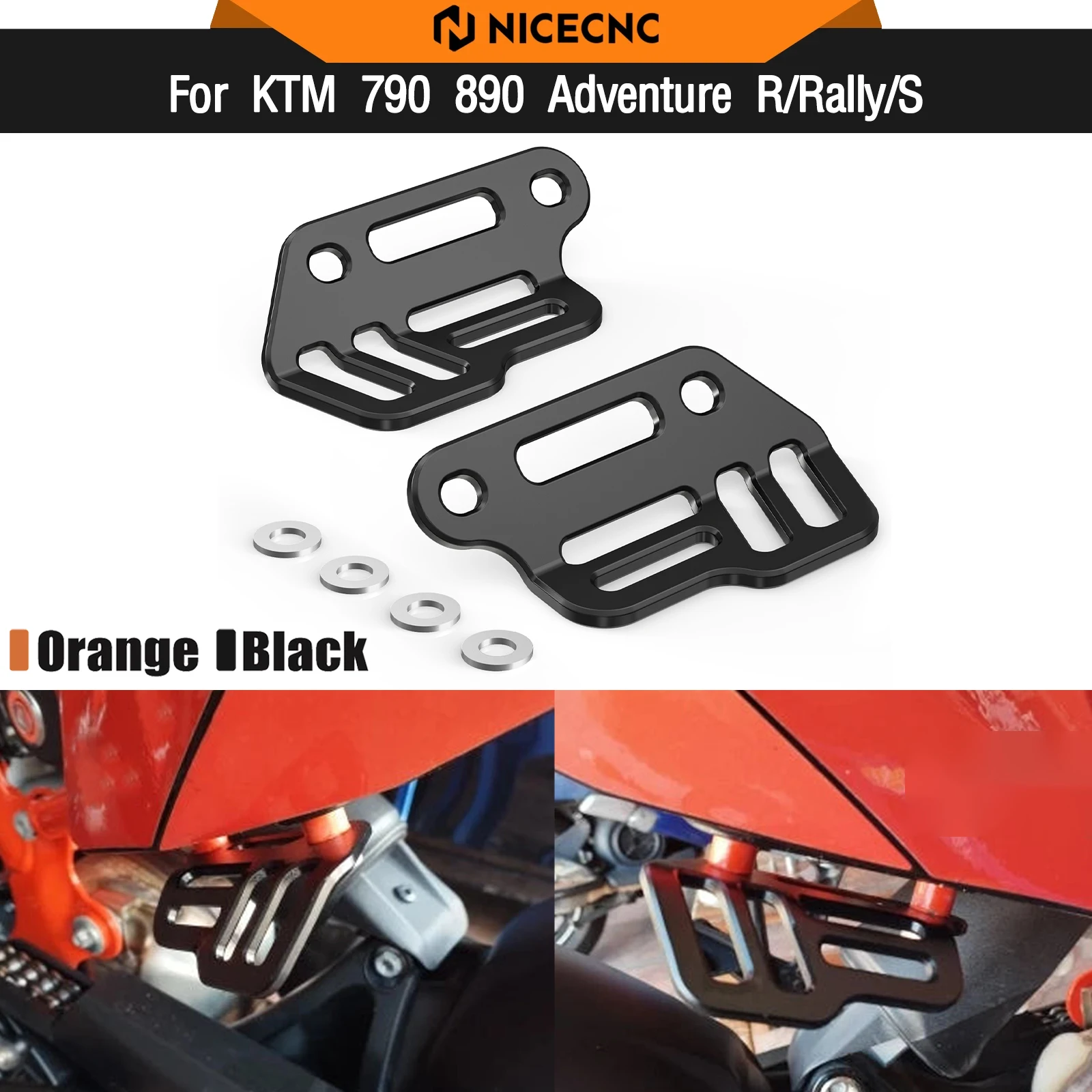 For KTM 790/890 Adventure R/S/Rally 790 890 Adv 2019-2022 Side Luggage Rack Tie Down Brackets For Husqvarna NORDEN 901 2022-2023