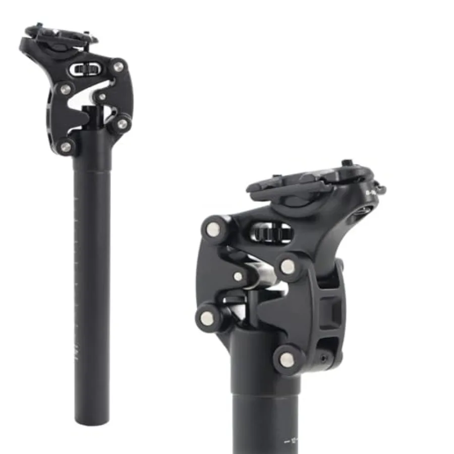 

Bicycle Hydraulic Suspension seatpost, Lightweight Aluminum Alloy seatpost is Suitable for Road Bikes and Electric Bicycles, Bi