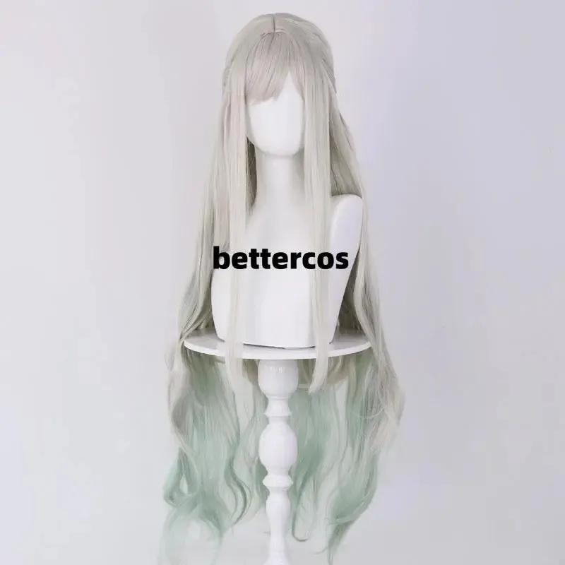 CyYashiro Nene Cosplay Peruca de cabelo sintético longo Cosplay perucas de cabelo de Halloween + touca de peruca