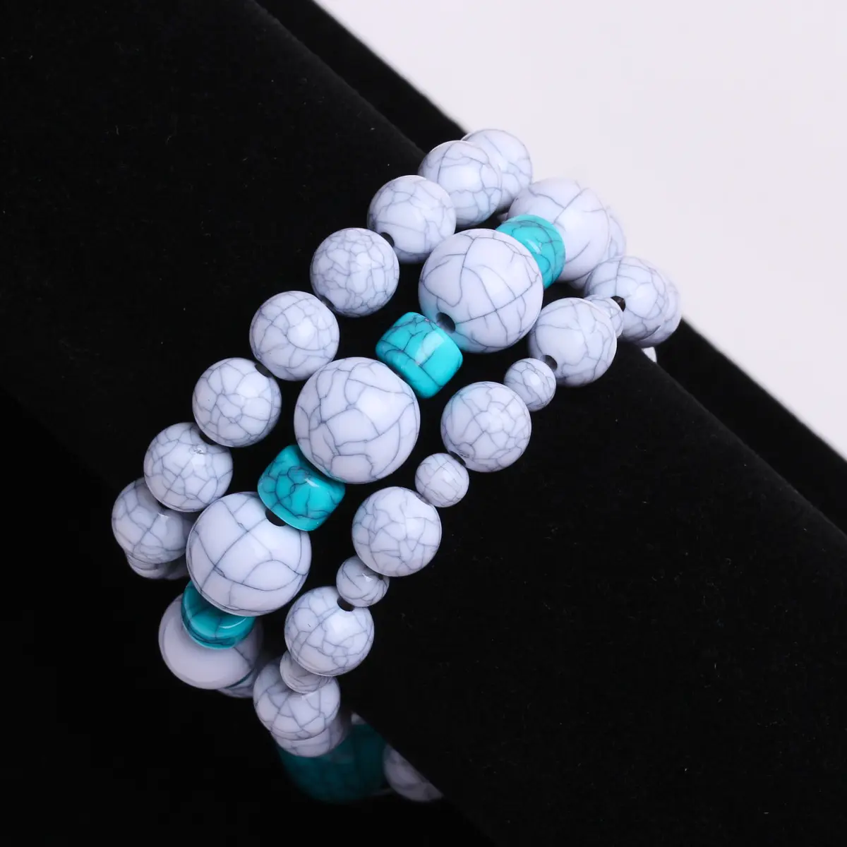 6-16mm 50-5Pcs For Jewelry Making DIY Imitation Turquoise Loose Spacer Beads Bracelet Accessories Beading Accessories Handwork