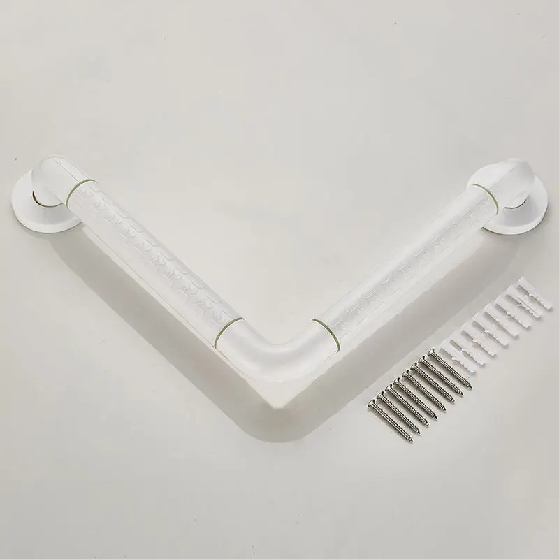 أمان مضاد للانزلاق على شكل حرف L، درابزين أمان للمرحاض لكبار السن #2