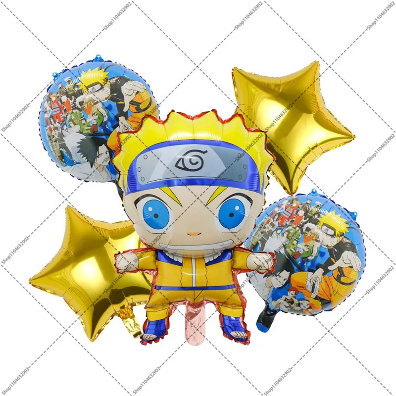 Balony dekoracyjne na przyjęcie urodzinowe Naruto, dekoracje na baby shower, balony z motywem Kakashi, Itachi, kreskówki, anime, gadżety i akcesoria.