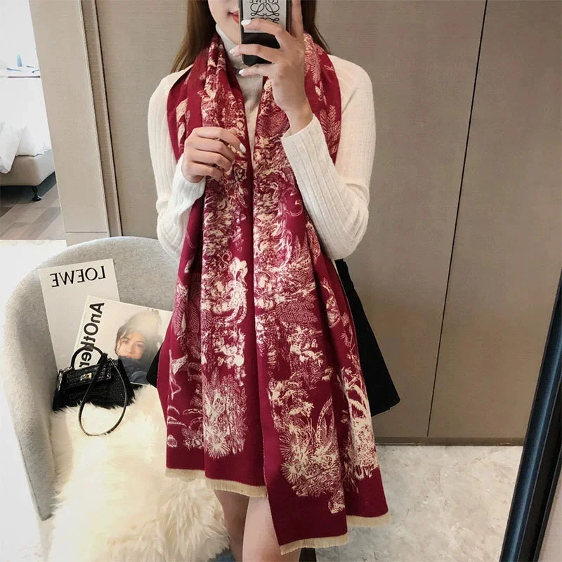 

Повседневный модный брендовый дизайнерский шейный платок, зимний женский теплый шарф, кашемировая шаль, накидка, пончо Bufanda, палантины из пашмины Echarpe