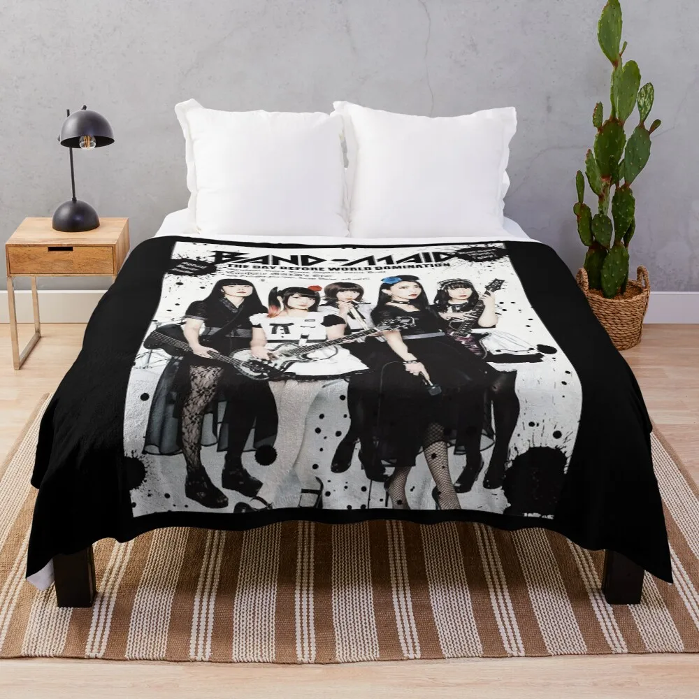 Birthday Gift Band Maid Brand New Maid Throw Blanket No Pilling Soft Warm Blanket for Bed