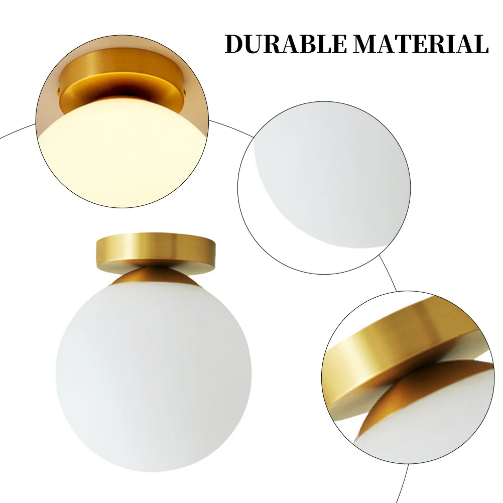 

LED Ceiling Lamp Modern Minimalist Iron Glass Chandelier Light Fixture for Living Room Bedroom Kitchen Study Office Home Decor