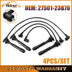 Spark Plug Wires for Hyundai Elantra Tiburon Tucson for Kia Spectra Spectra5 27501-23B70 2750123B70 High Quality Car Accessories
