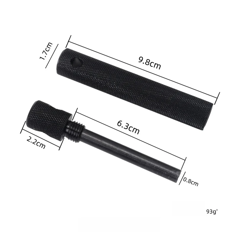 

Outdoor Compass Powerful Magnesium Rod: Waterproof Spark Rod with Corrosion Protection, Must-Have Wilderness Survival Tool