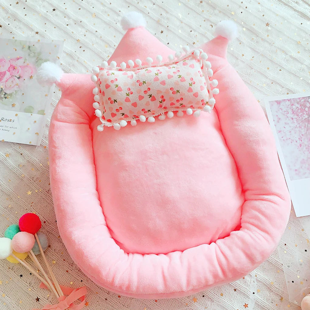 

3PCS DIY Cotton Doll Bedding for 20cm Labubu Doll Pillow Bedding Pillow Bed Sofa for for Labubu Bed Doll Accessories