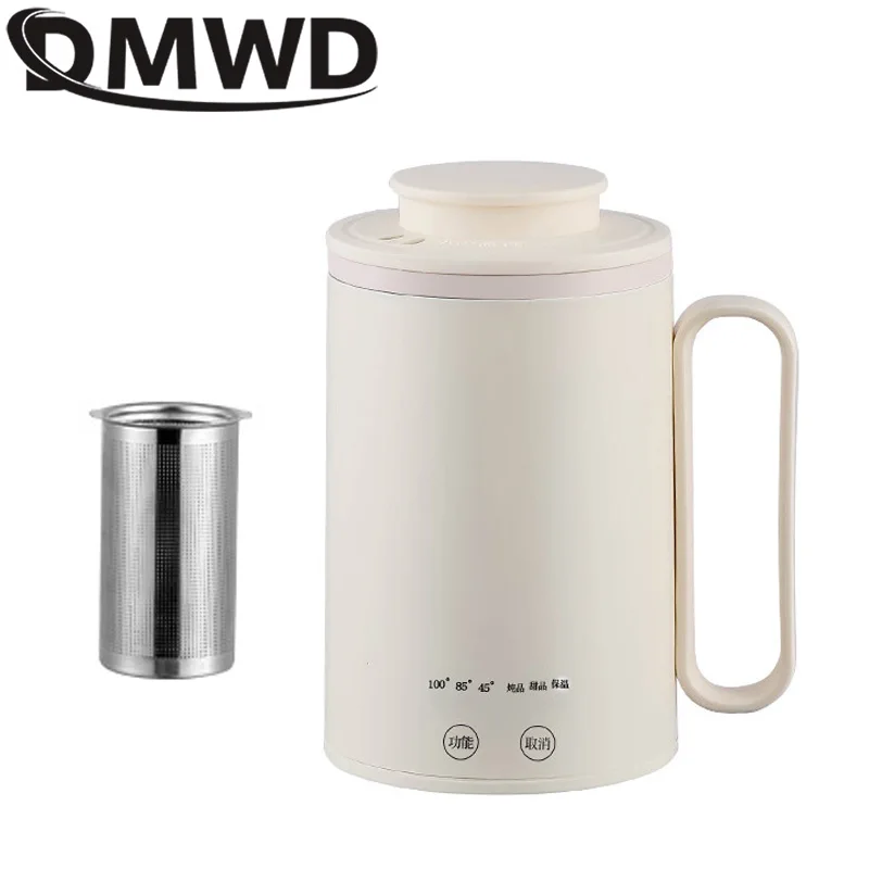 

DMWD 400ml Electric Kettle Travel Portable Thermal Water Heating Cup Teapot Milk Heater Boiler Stew Porridge Bottle Cooker