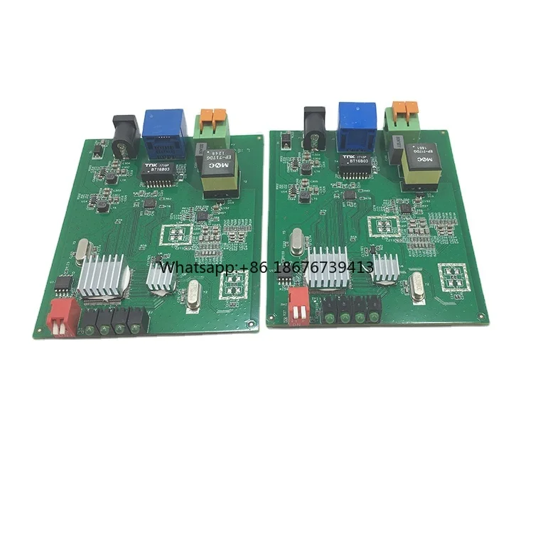 Wholesale Low MOQ VDSL2 10/100M Optical Fiber PoE Ethernet Extender Network Media Converter PCBA