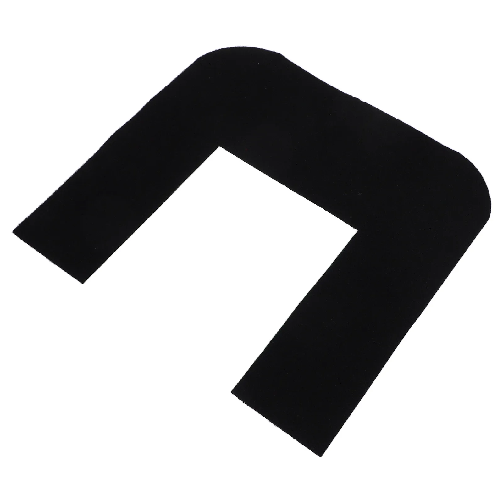 

Anti-slip Carpet Mat Closestool Floor Toilet Black Bath Mats for Bathroom Tub Around Urinal Decorate Polyester Ground Washable