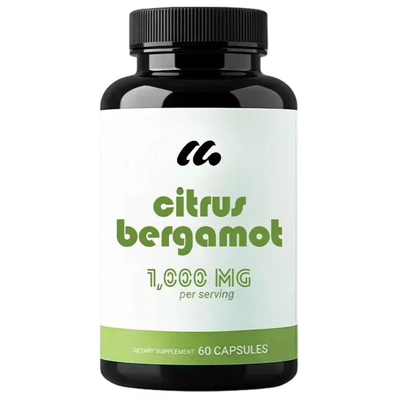 Citrus Bergamot 1000mg Supplement, Perfect Dosage for Health, 60 Capsules