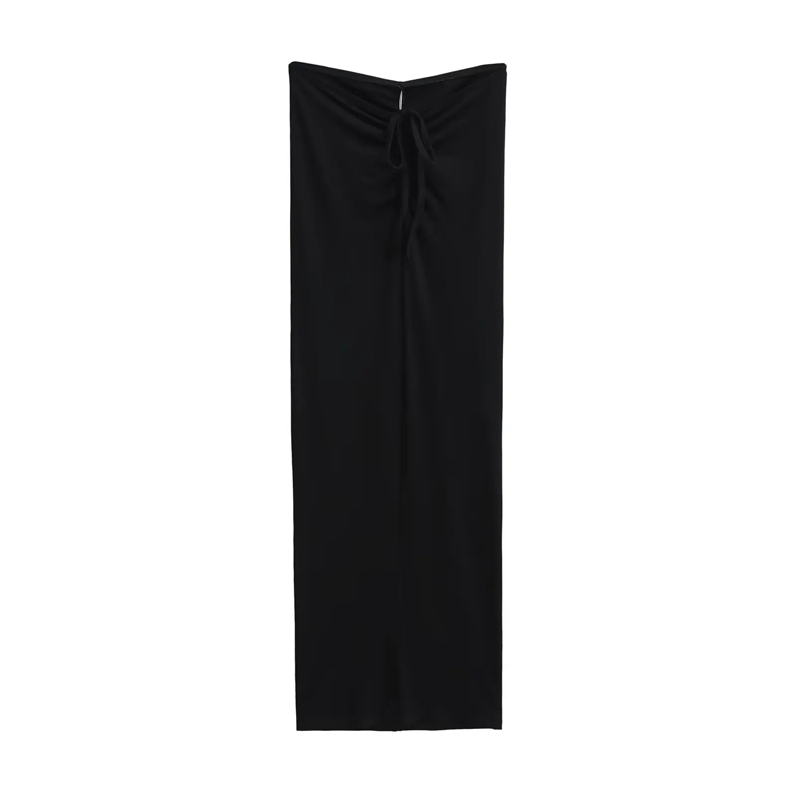 Kardaian مثير Dstring مطوي تنورة عالية الخصر المرأة حار التخسيس تنورة طويلة الشارع Sle Bodycon Dr