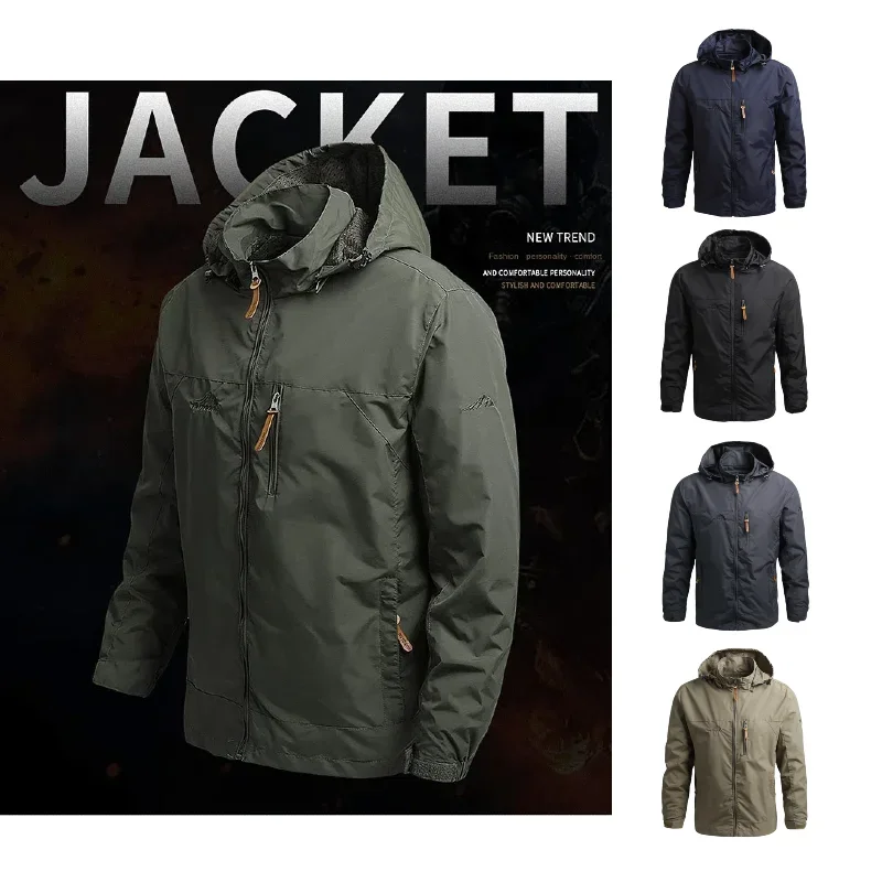 

Spring And Autumn Coat Men's Trendy Mountaineering Clothes Windbreaker Outdoor Sports Jacket Men's Wear