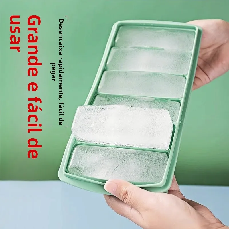food-grade-silicone-ice-tray-long-bar-ice-maker-box-large-capacity-home-use-auxiliary-food-square-ice-tray-insulated-bag