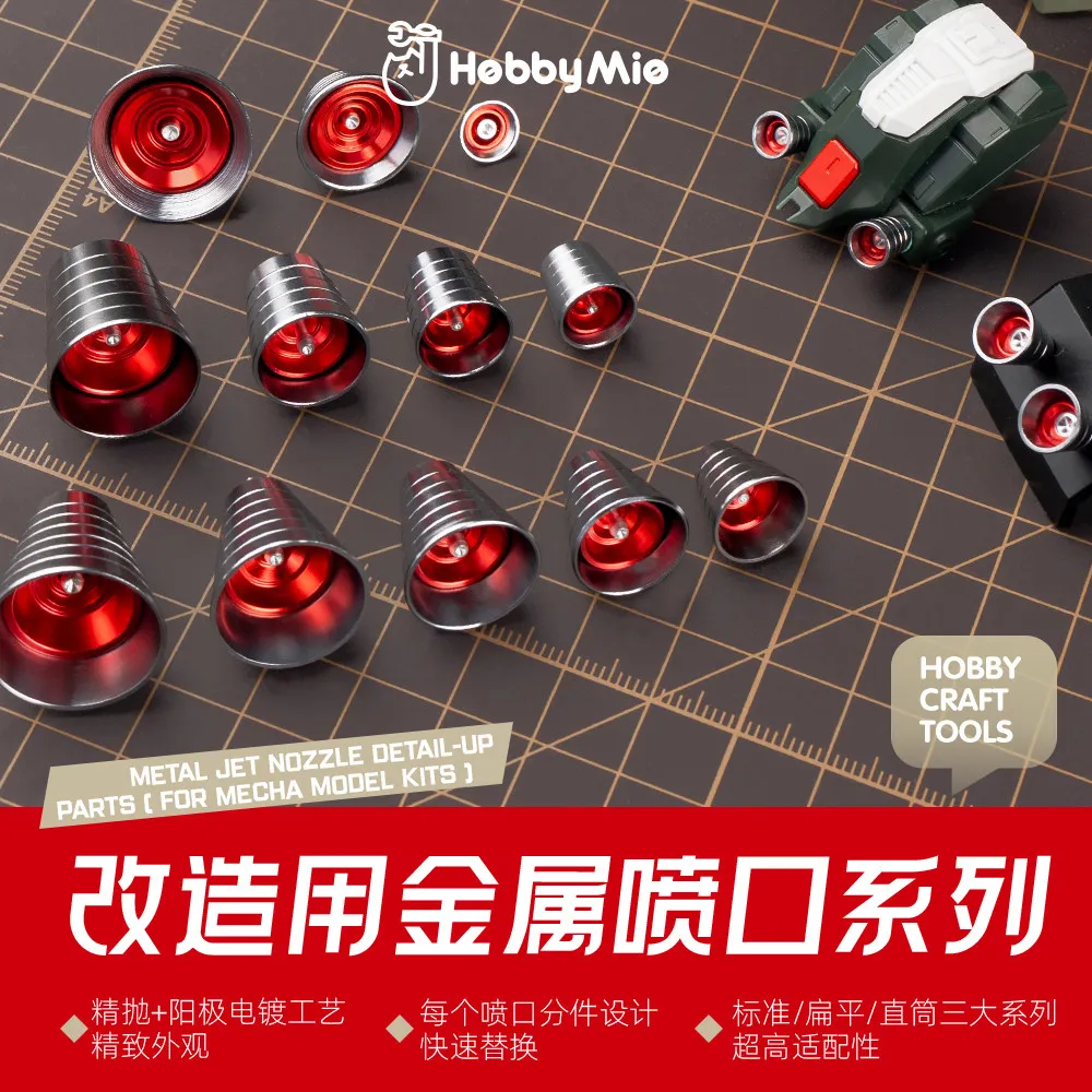 Revamp Nozzle HOBBY MIO Renovation Series Mech Metal Nozzle Model Tool