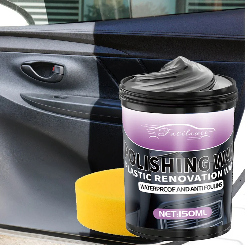 [Refurbishment Agent] Plastic Parts Black Refurbishment Agent | Automotive Reducing Agent | Black Car Yellowing Repair | Nano-Cr
