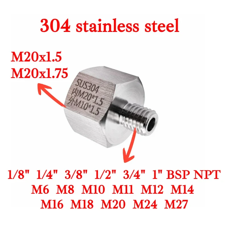 M20 Female To Male M6 M8 10 1/8