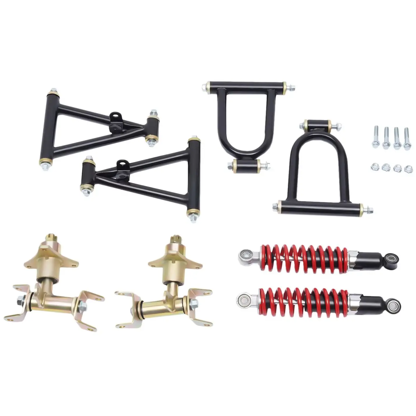 

Передний рычаг подвески в сборе для квадроциклов, багги и картов (запчасти для самостоятельной сборки) | 220-миллиметровые верхние и нижние рычаги передней подвески