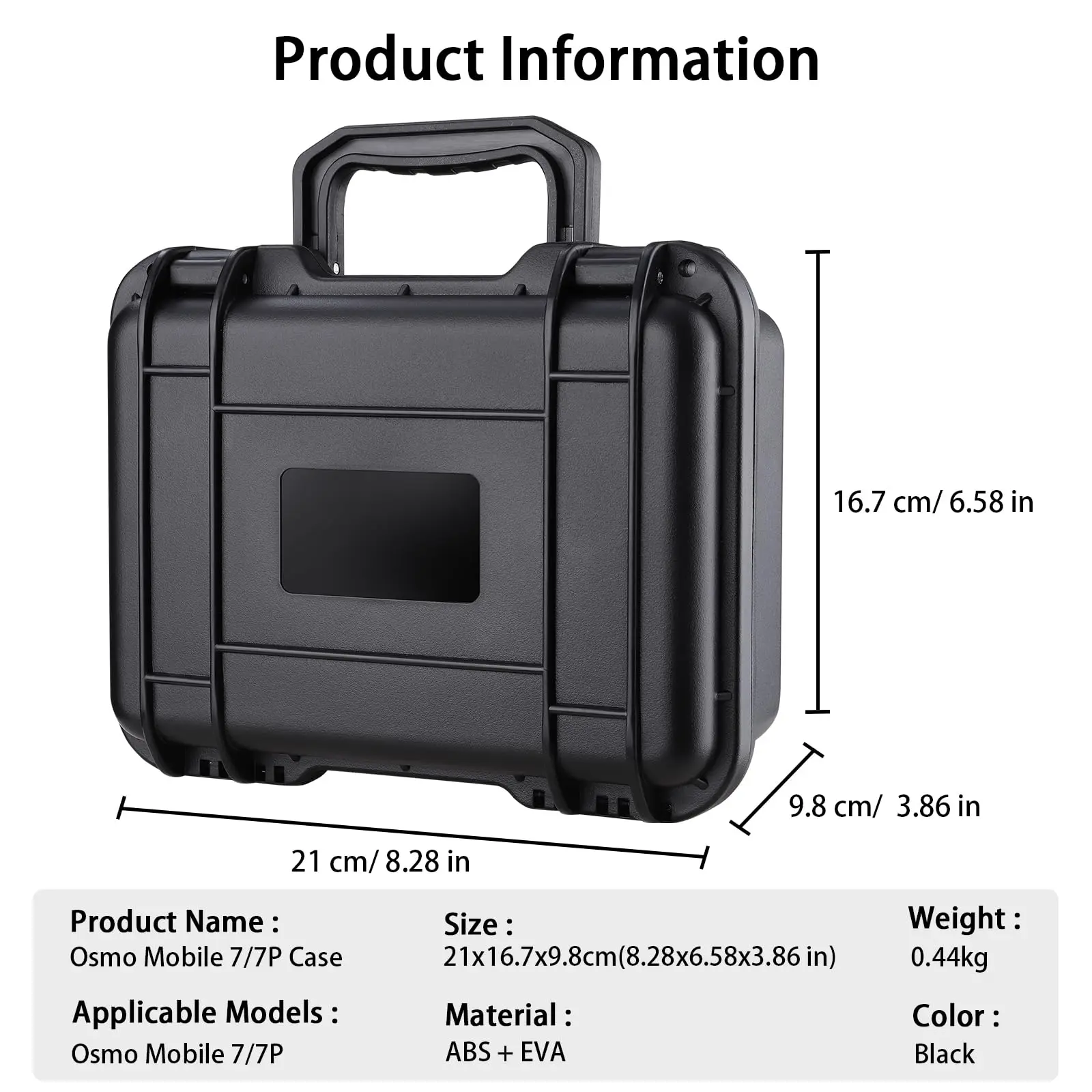 For DJI Osmo Mobile 7/7P - IP67 Waterproof, Shockproof Protective