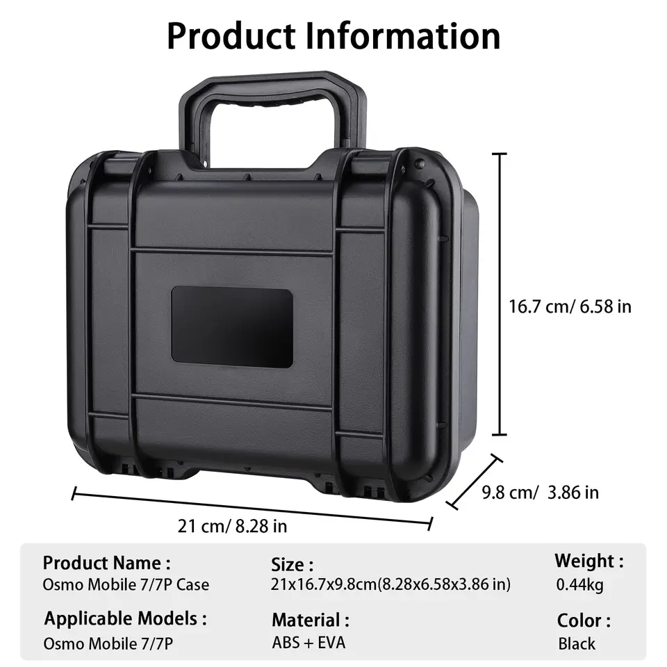For DJI Osmo Mobile 7/7P - IP67 Waterproof, Shockproof Protective