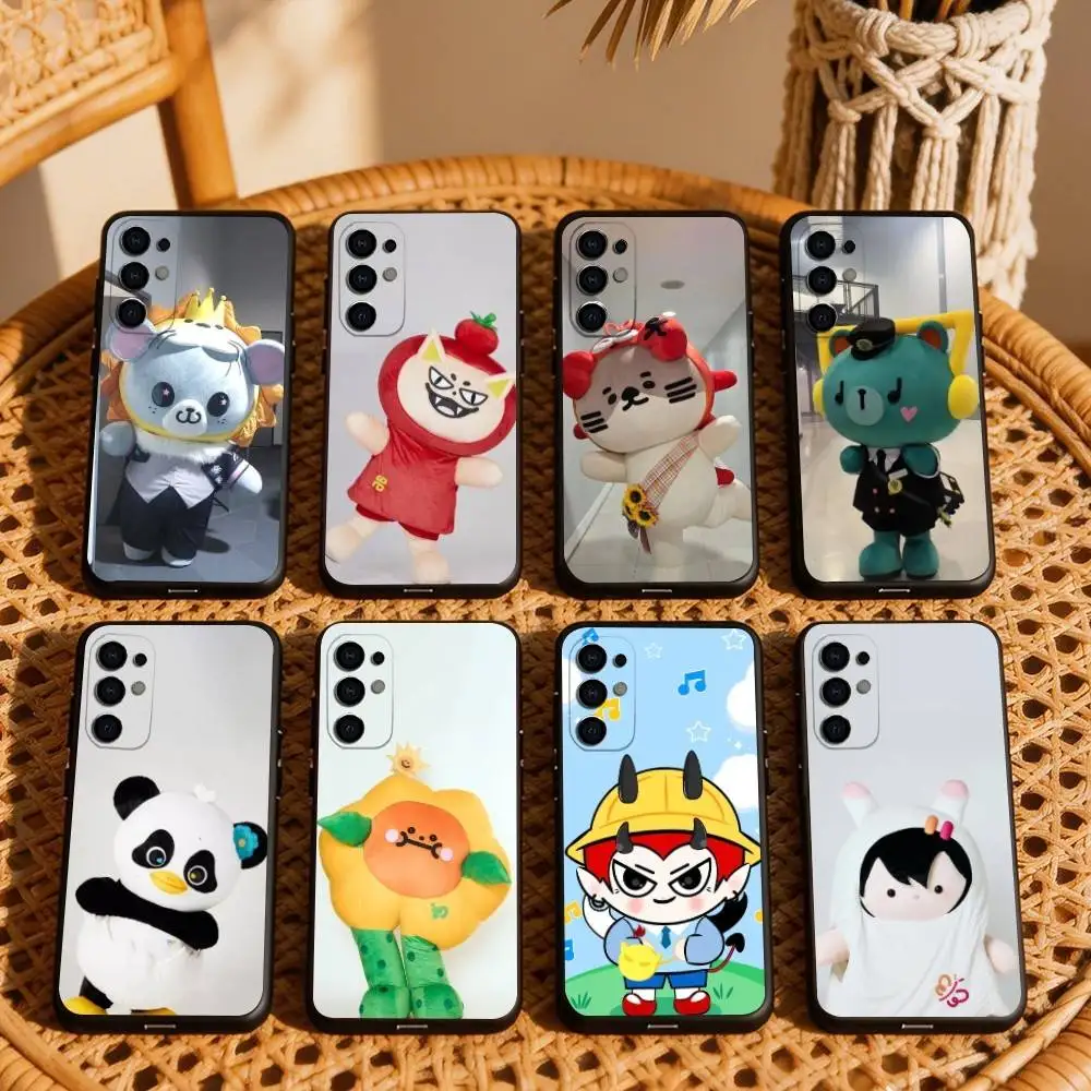 A-Adorable Mascot GMMTV  Phone Case Black Silicone Soft For Samsung S25,S24,S21,S22,S23,S30,Ultra,S20,Plus,Fe,Lite