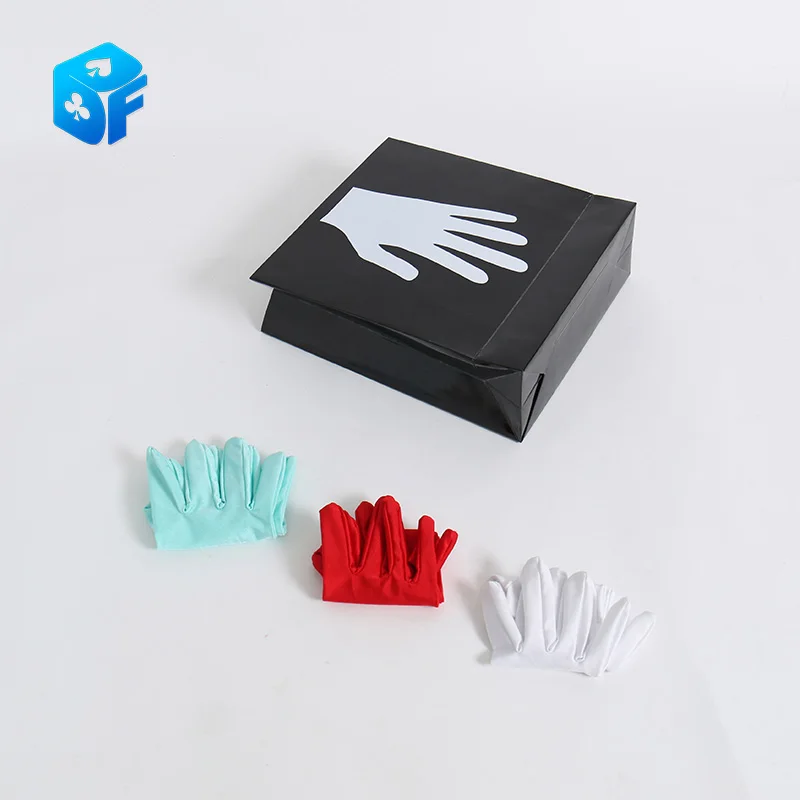 

New Changing Color Gloves by Rossy (Pocket Version) Stage Magic Tricks Stage Magic Trick,Magician,Accessories,Gimmick,Comedy