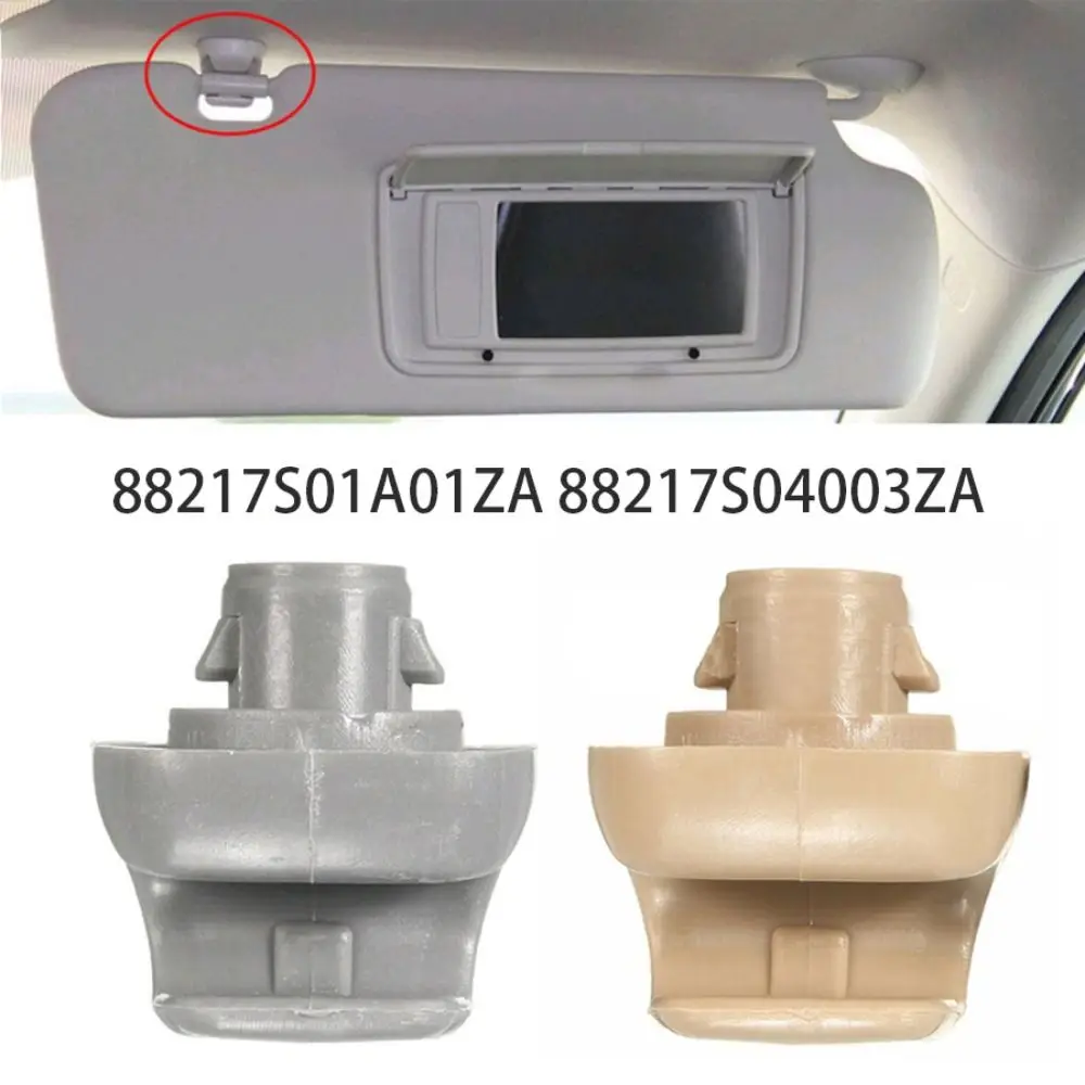 

88217S01A01ZA Car Sun Visor Bracket Hook Clip 88217S04003ZA Durable Sun Visor Clip Universial Easy Installation for Toyota