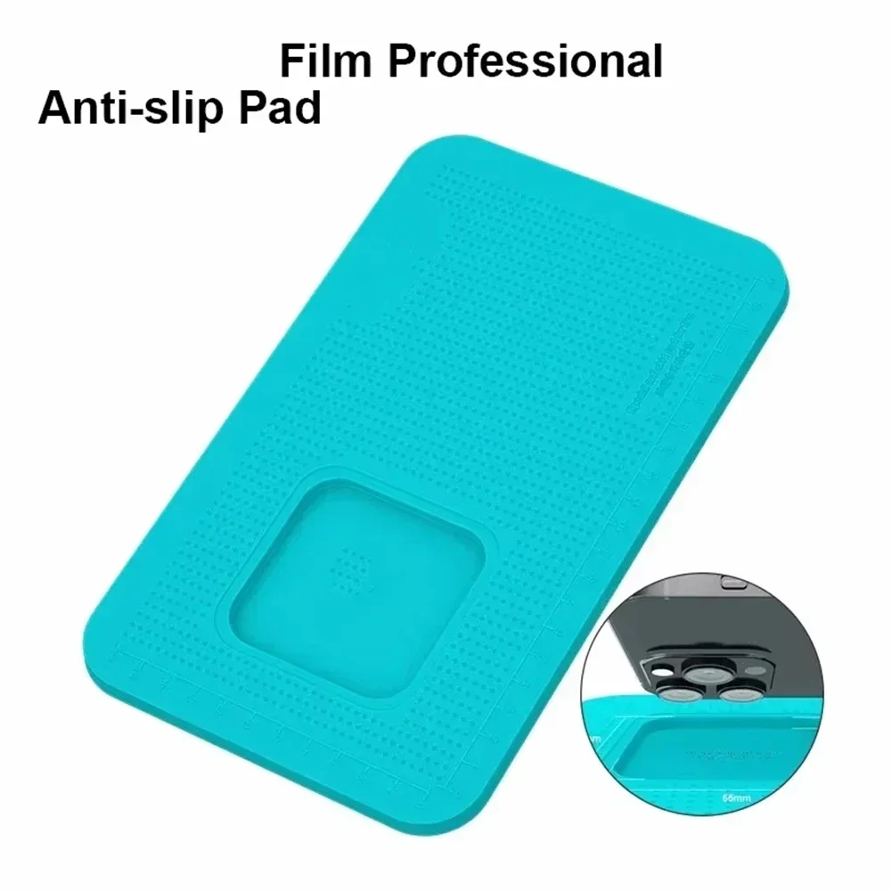 

Mini Anti-slip Mat Cell Phone LCD Screen Film Repair Pad with Camera Protection Good Elasticity No Deformation ESD Phone Tools
