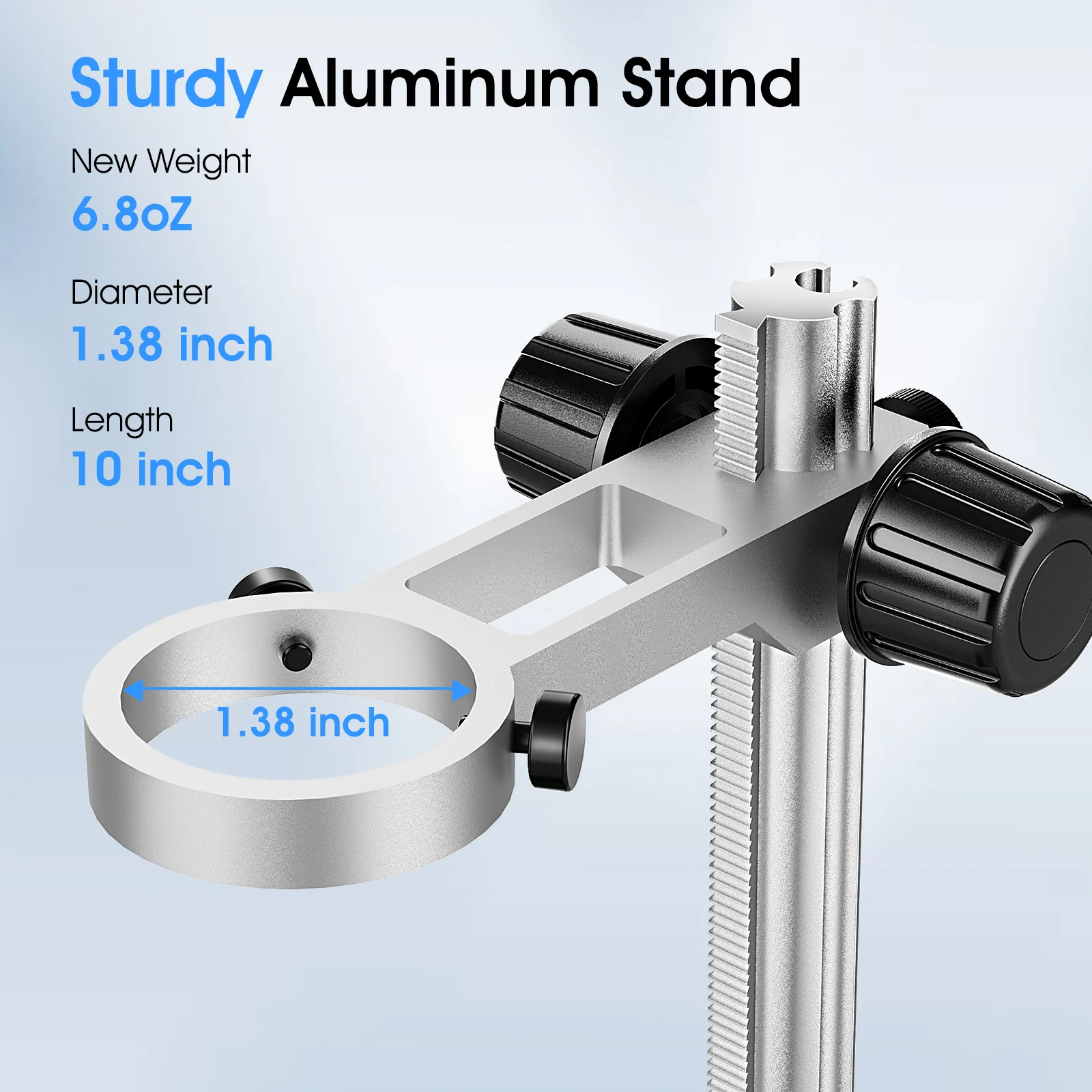 TOMLOV Digital Microscope Stand BR01 Universal Adjustable Holder Desktop Support Bracket for Max 1.38\