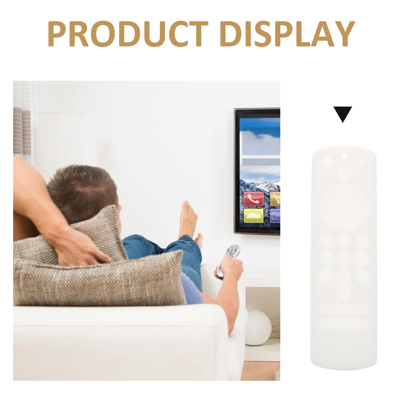 

Silicone Control Protective Full Case Shockproof Waterproof Full Cover Voice Remote Cover for Remote Accessories