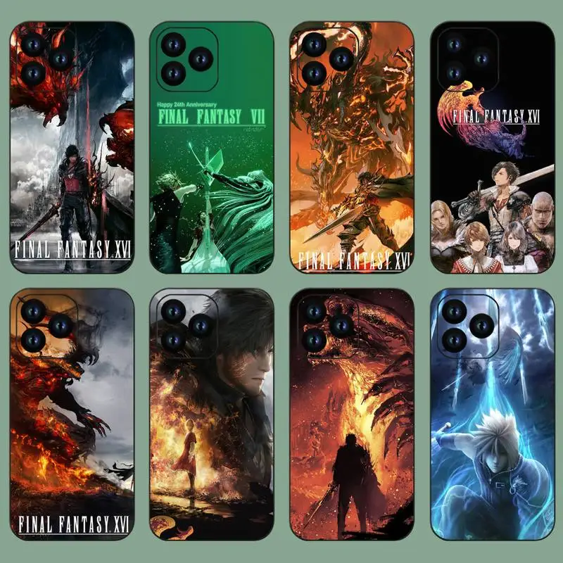 Game Final Fantasy Xvi Phone Case For iPhone 11 12 13 14 Mini Pro XS Max X S Plus XR Shell