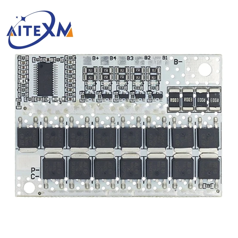 YANXD 3S/4S/5S BMS 3.7V/3.2V 100A Li-ion LMO Ternary Lithium Battery Protection Circuit Board Li-Polymer Balance Charging