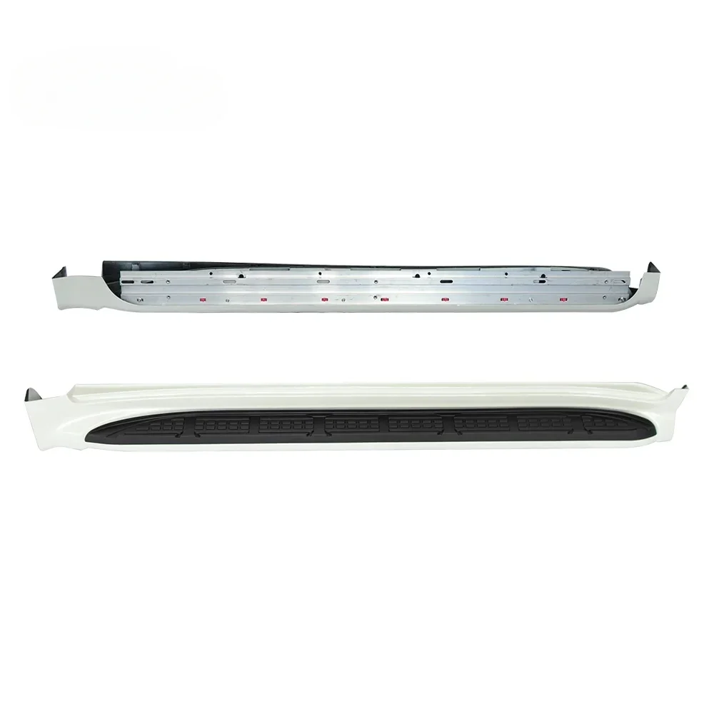 100% Fitment car modification accessories white/black side step running board  For Toyota Land Cruiser 2012-2015 LC200