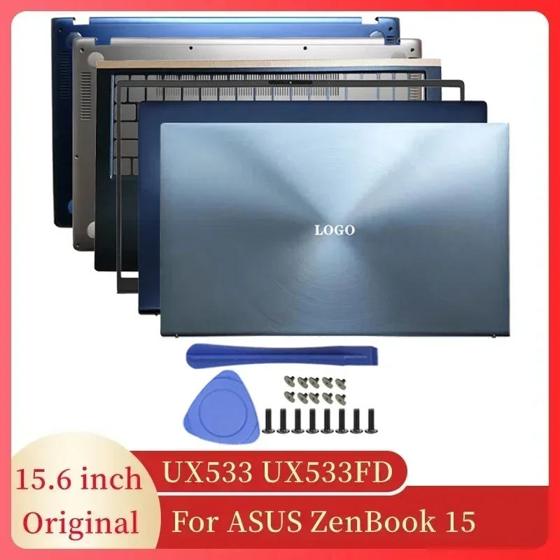 

For ASUS ZenBook 15 UX533 UX533FD Laptop LCD Back Cover Front Bezel Palmrest Bottom Case Touch/NO Touch