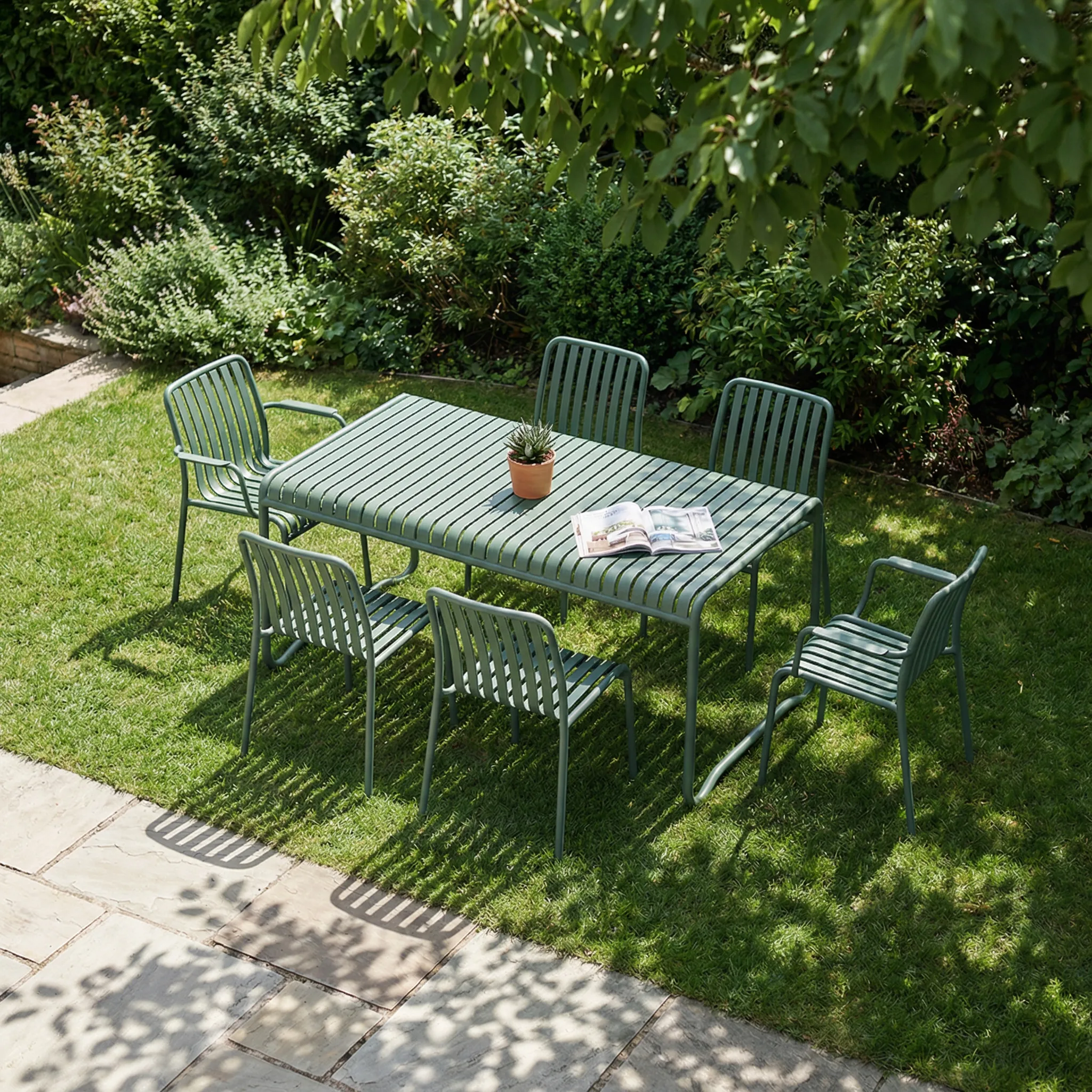Outdoor Furniture Metal Chairs - Ensemble de table et de chaises