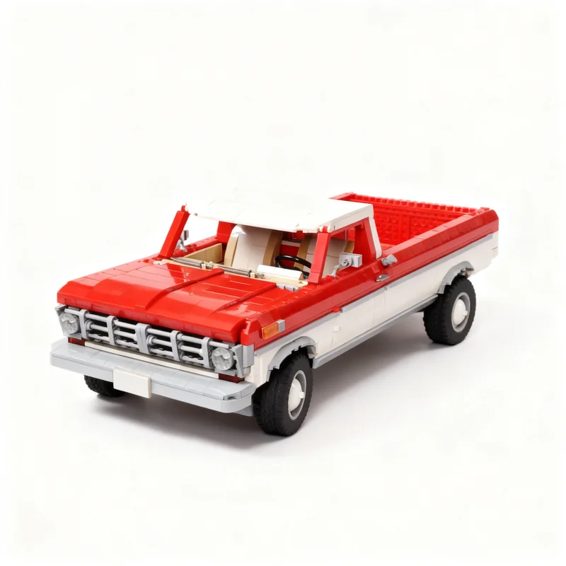 2175pcs MOC Fordes F100 Creator Creator Expert Model Building Blocks Construction Christmas Gifts Toys Education Collection