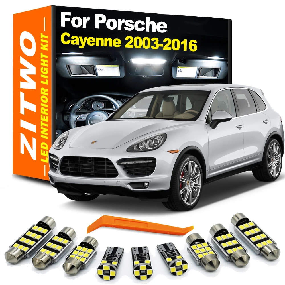 ZITWO LED Interior Light Bulb Kit For Porsche Cayenne 955 957 958 9PA 92A Turbo S GTS 2003-2013 2014 2015 2016 Car Accessories