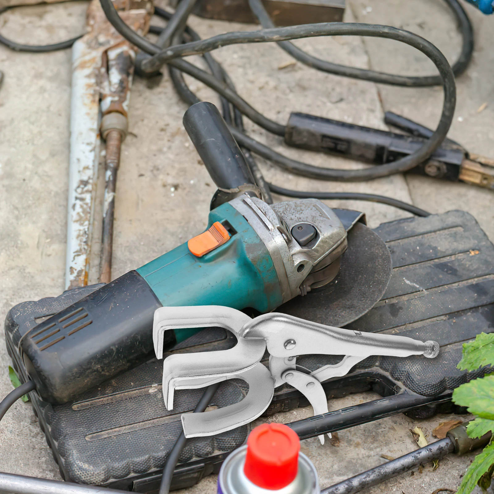 

11 Inch Adjustable Locking Welding Pliers U-Shaped Sheet Metal Grip Tool For Soldering Polishing Cutting Clamping High Grade