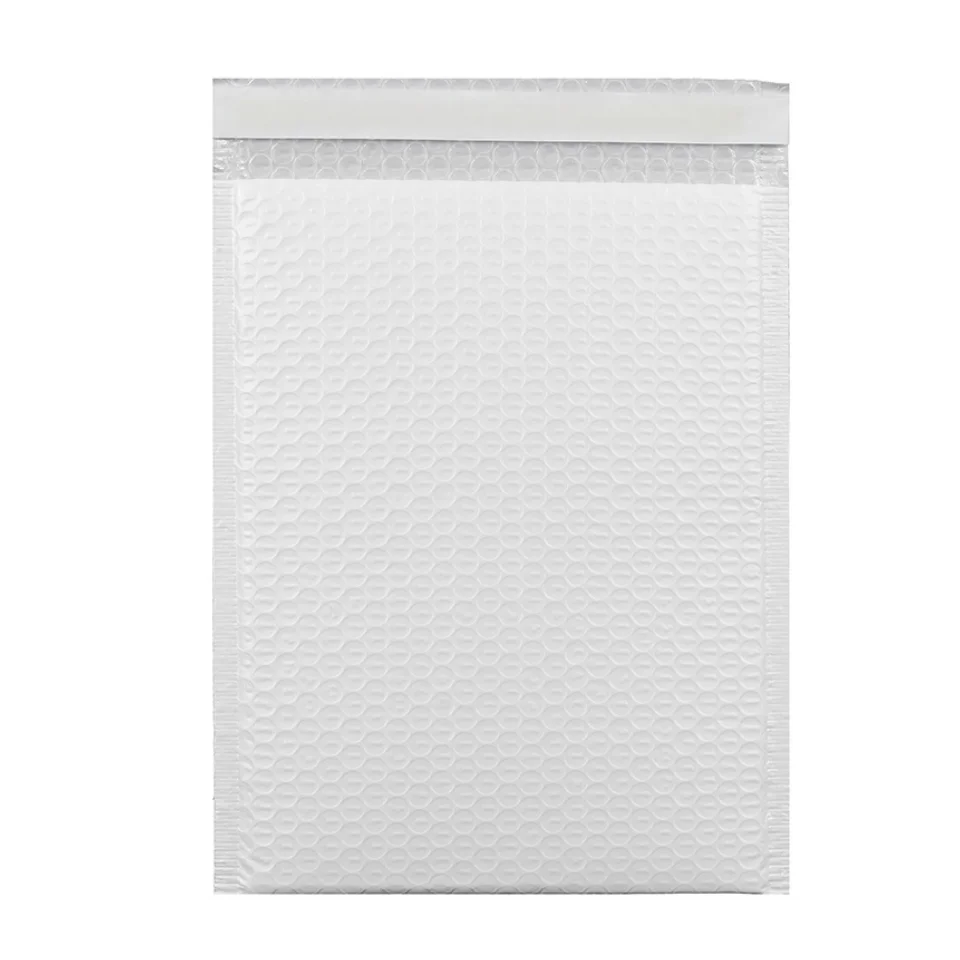 Enveloppes postales rembourrées blanches carrées 16x16cm, 20 pièces, enveloppes à bulles robustes pour petites appareils électroniques, objets de collection, rangement d'articles de luxe