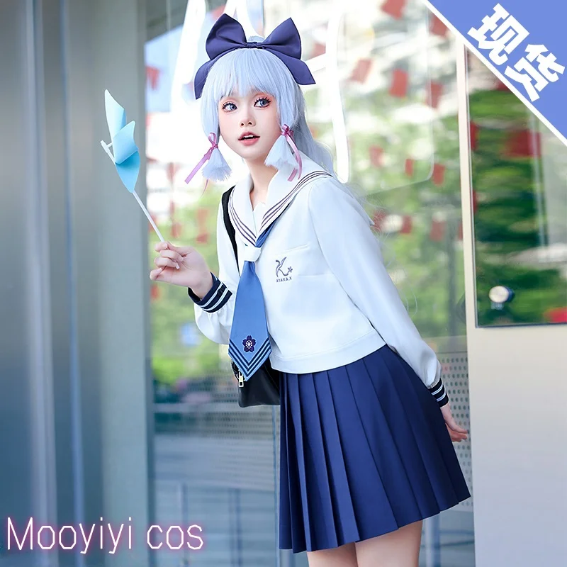 Nuevo disfraz de Cosplay Kamisato Ayaka, Halloween, Navidad, fiesta de juegos de rol, nuevos productos en stock Mooyiyi Cos 2025 Genshin Impact