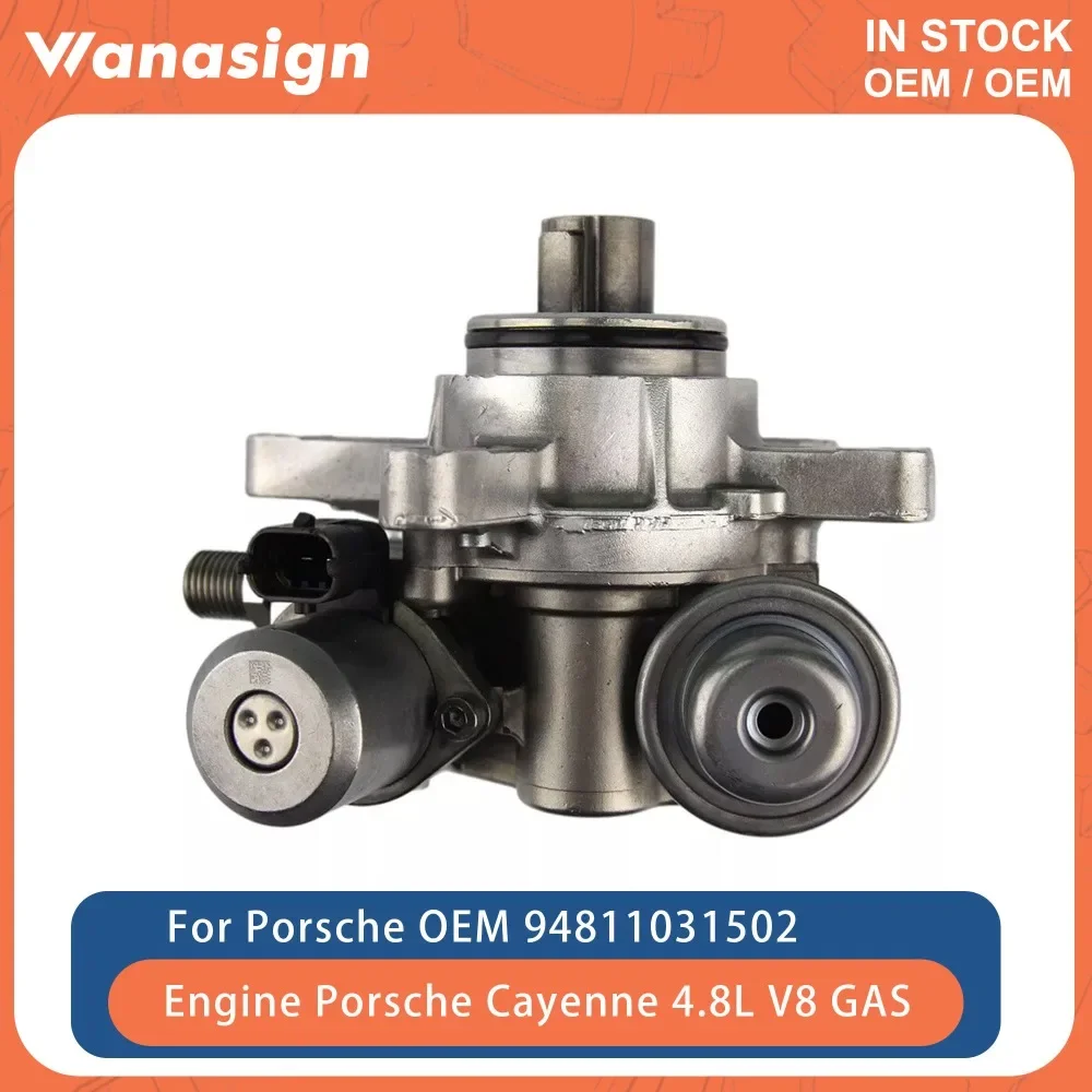 

Engine High Pressure Fuel Pump Fit 4.8 L Fo Porsche Cayenne Panamera 9PA S Transsyberia GTS 4.8L 10-14 V6 GAS 94811031502