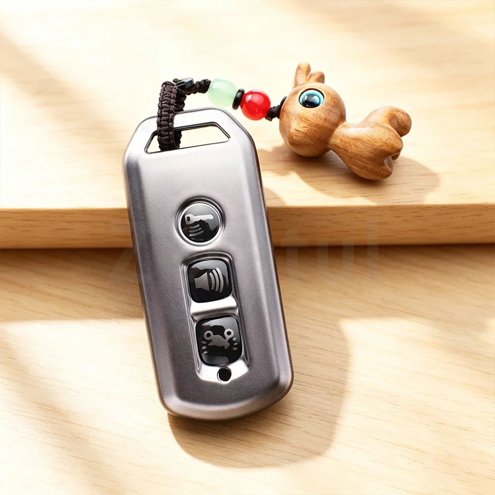 For Honda PCX Forza 300 Airblade 125 C125 Super Cub Scooter Vario 150 TPU Car Key Case Smart Remote Control Shell Fob Cover