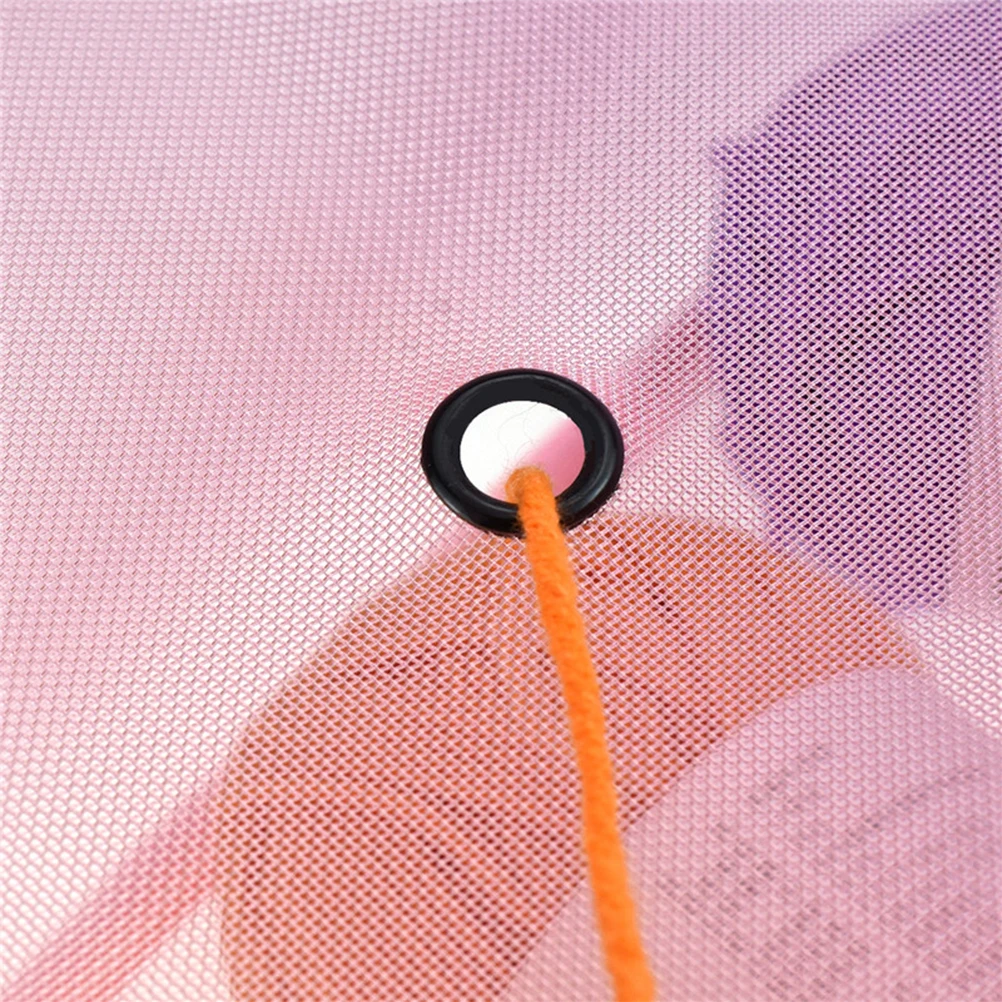 

Knitting Yarn Tote Storage Bag Mesh Organizer Large Size Nylon Net with Zipper Closure for Crochet Hooks Sewing Kit Holder