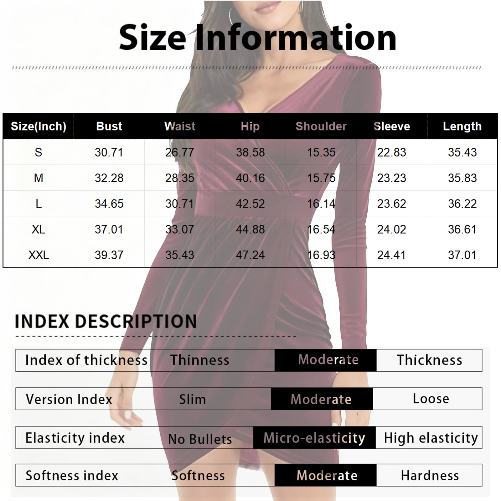 女性用ベルベットドレス セクシーなVネック 長袖 タイトフィット ラッフル ボディコンドレス エレガントなパーティー イブニングガウン ドレス