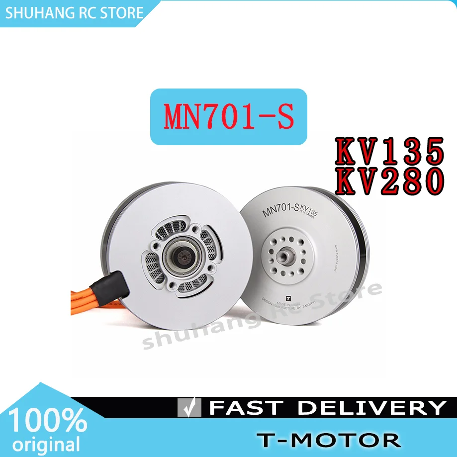 

T-MOTOR 2PCS/SET Brushless Motor MN701-S KV135/KV280 Waterproof UAV Motor with 9.7kg Max Thrust IP45 for Multirotor Drone UAV