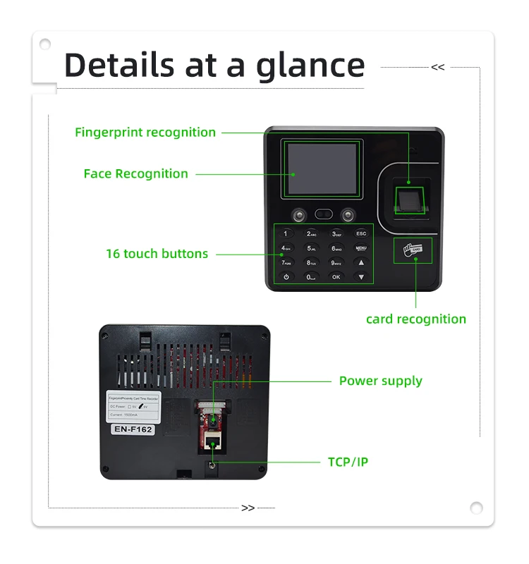 001 كلاود تي سي بي | آلة تسجيل الوقت IP 4G Punch Card آلة التحكم في الوصول إلى بصمة الوجه والوقت والحضور