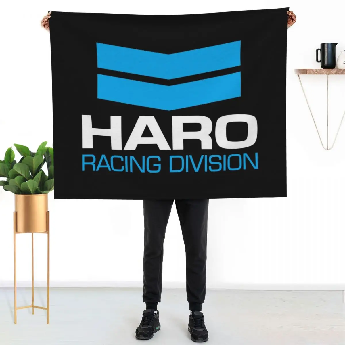BMX HARO RACING DIVISION BMX Throw Blanket Giant Sofa for winter Bed covers Soft Plush Plaid Luxury Brand Quilt Blankets